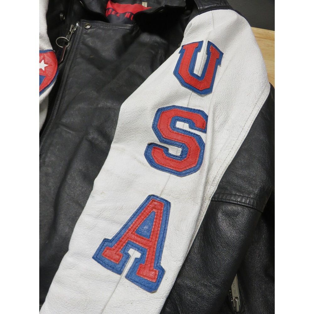 Vintage Black and White Bomber Jacket - Picture 16 of 16